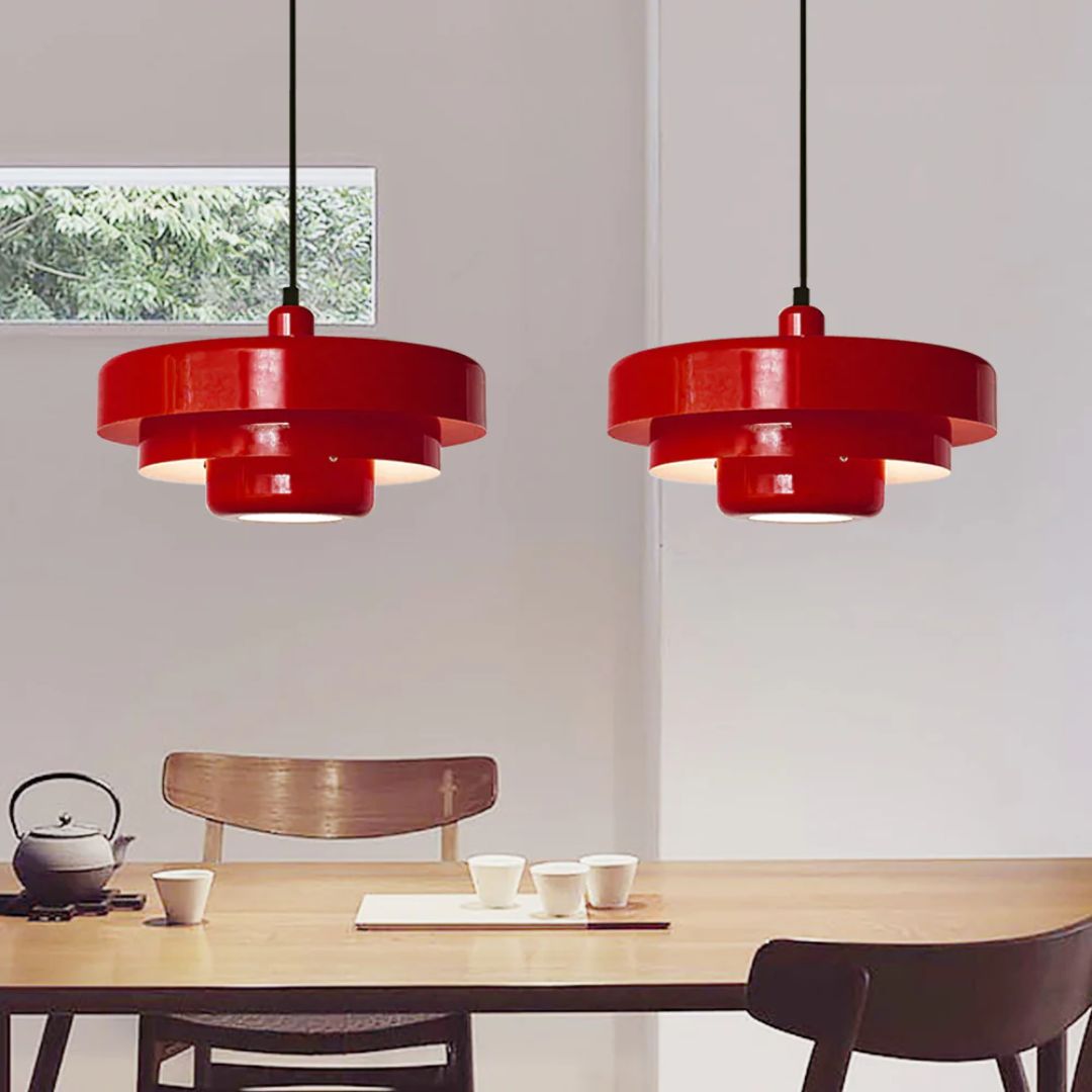 Modern Tiered Pendant Light – Multi-Layered Ceiling Lamp