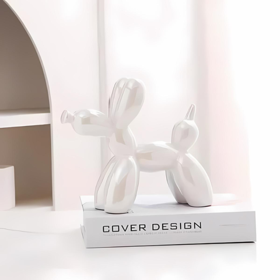 Decorative Ceramic Balloon Dog Sculpture