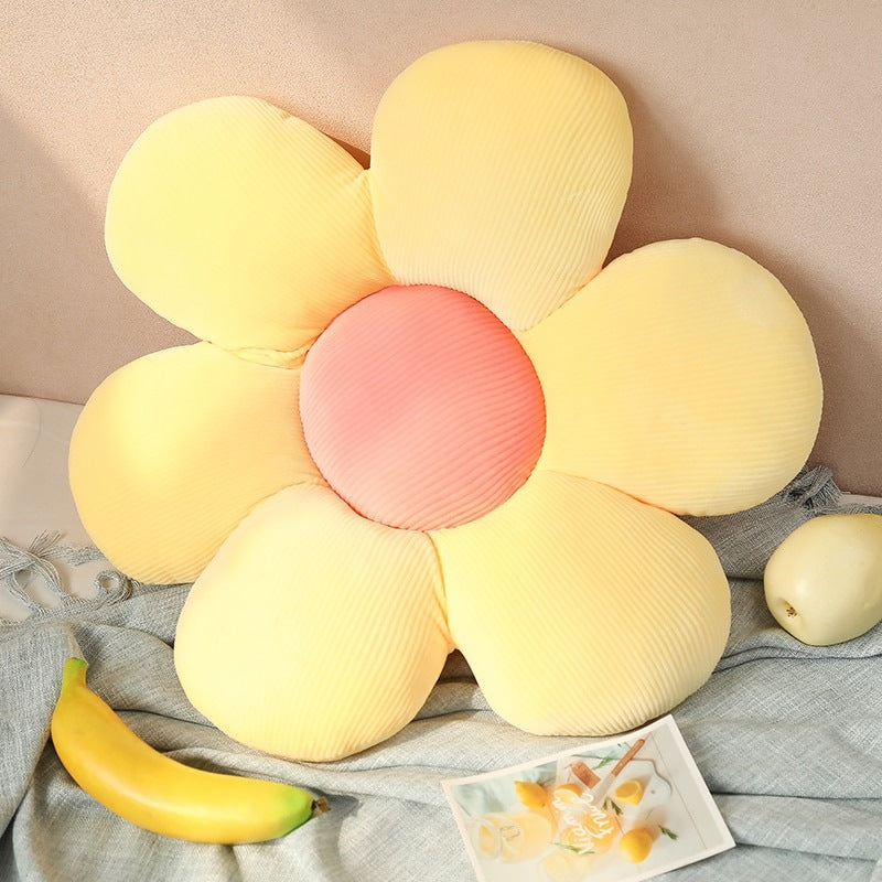 Flower-Shaped Cushion as a Decorative Accent
