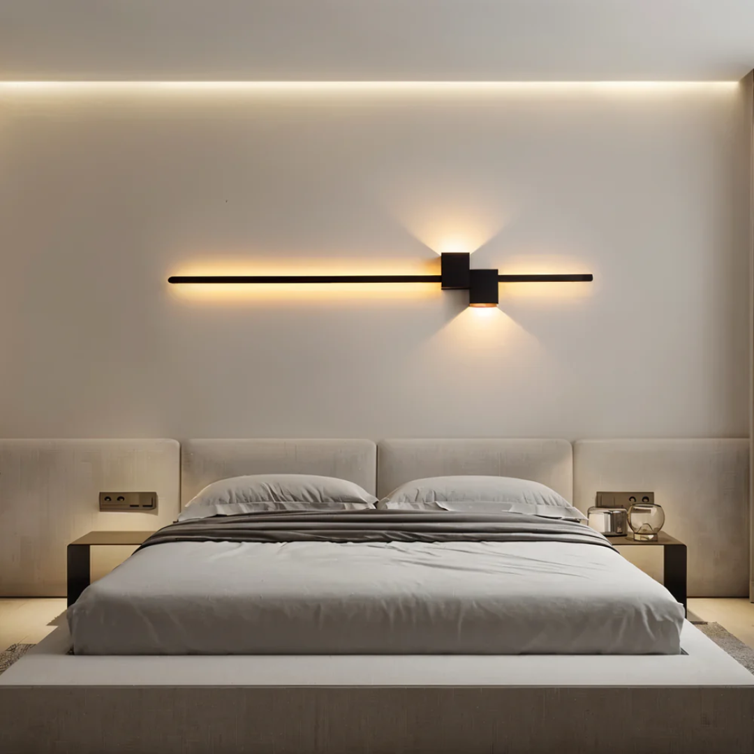 Modern LED Wall Sconce – Linear Aluminum Wall Light