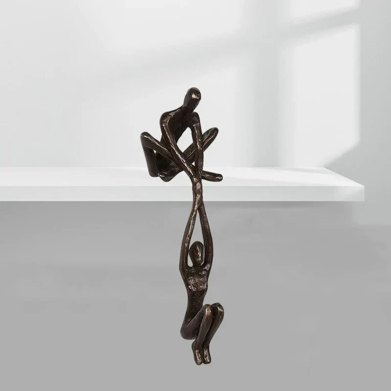 Sculpture Figurine Love and Strength Decorative