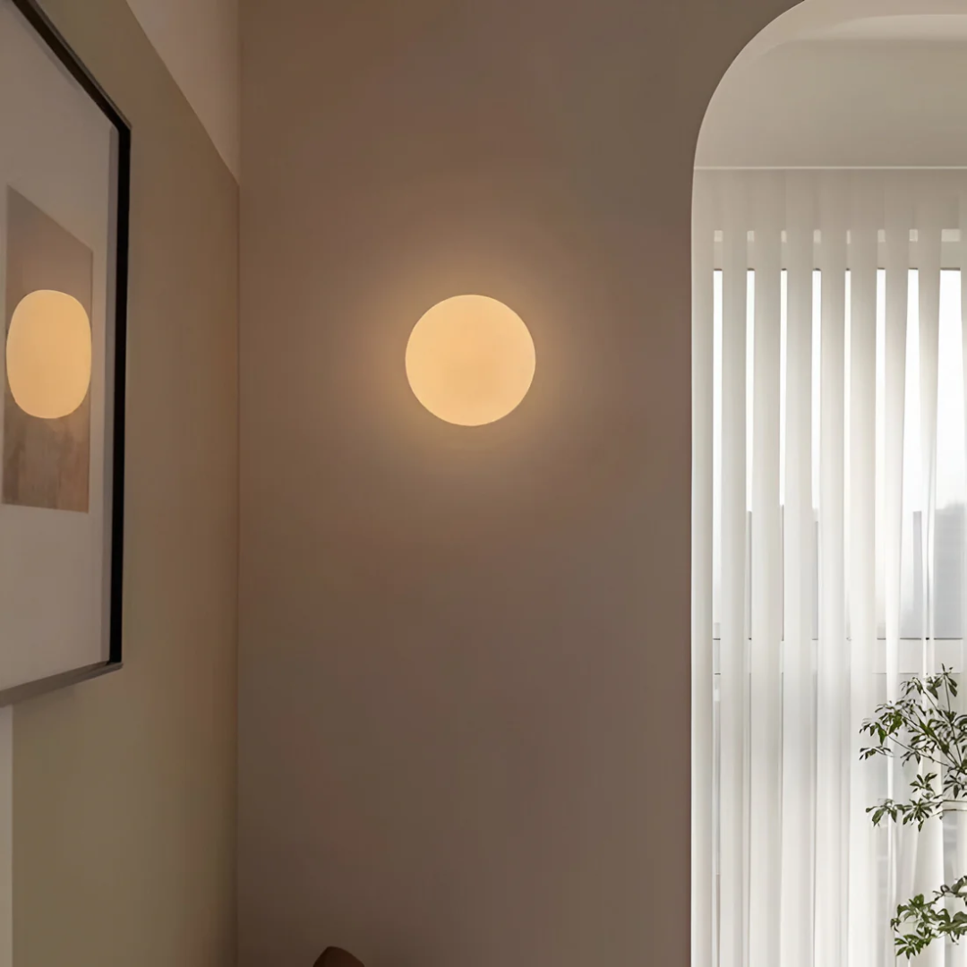Modern Clear Wall Sconce – Interior Ambient Wall Light