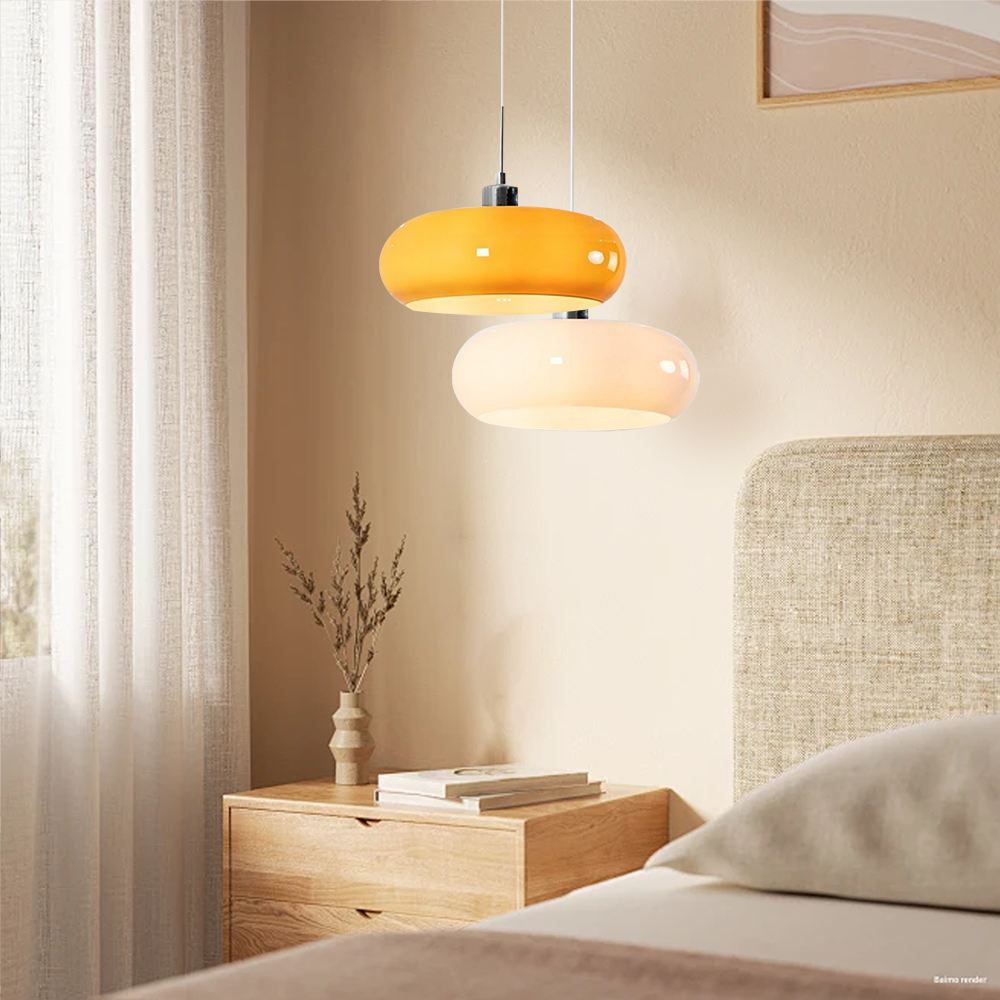 Glass Round Pendant Light