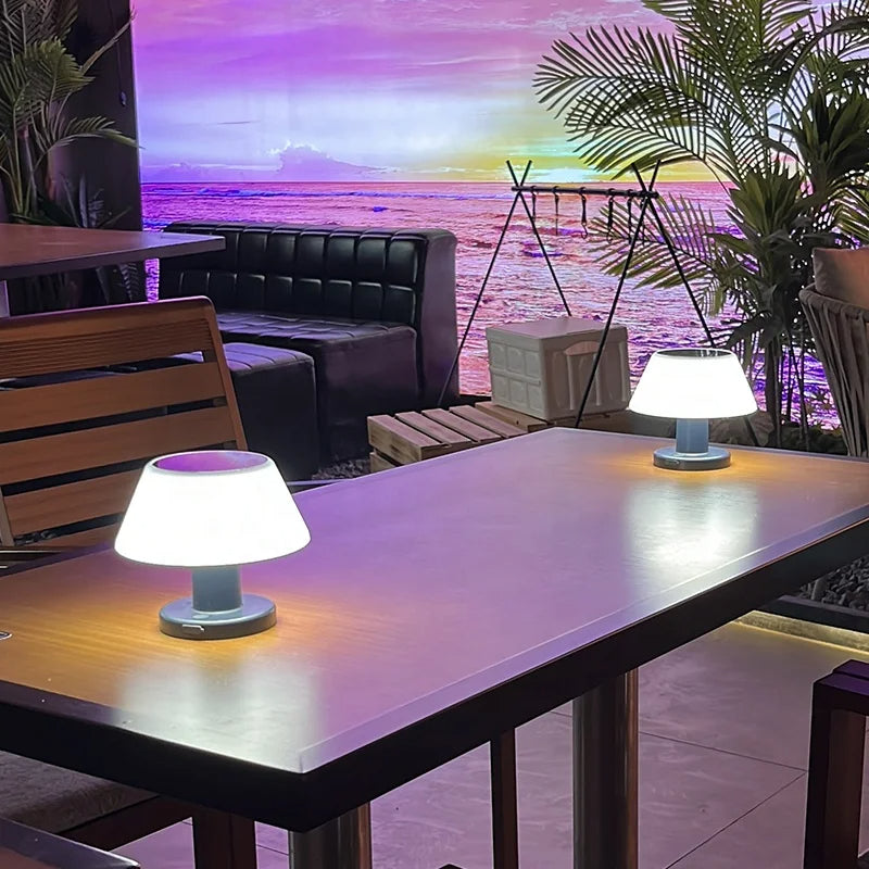 Outdoor Solar Table Lamp - Portable LED Night Light