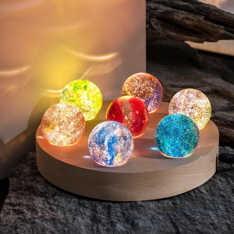 Glass LED Spheres