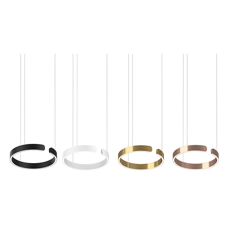 Modern Circular Pendant Light – Ring Shape Ceiling Fixture