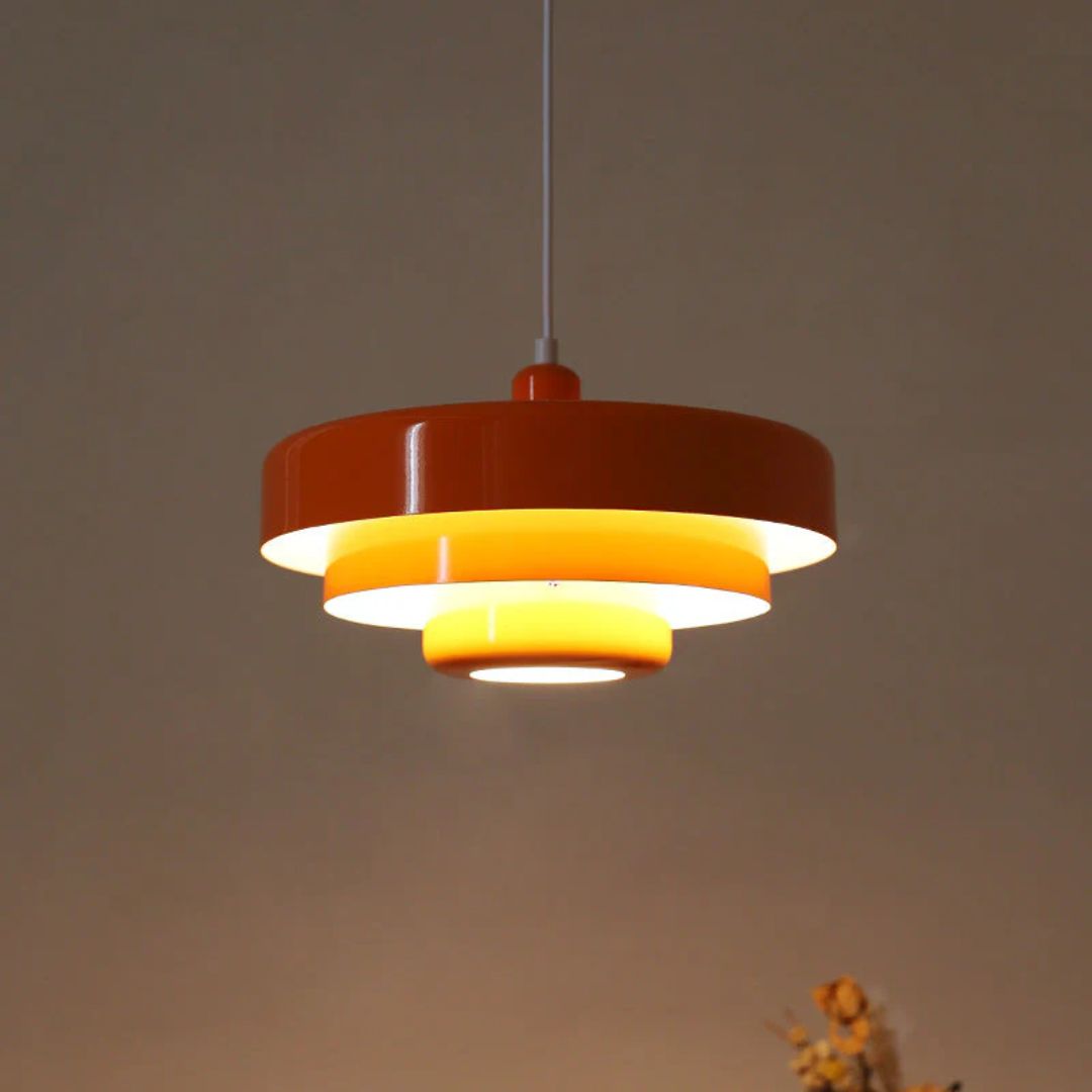 Modern Tiered Pendant Light – Multi-Layered Ceiling Lamp