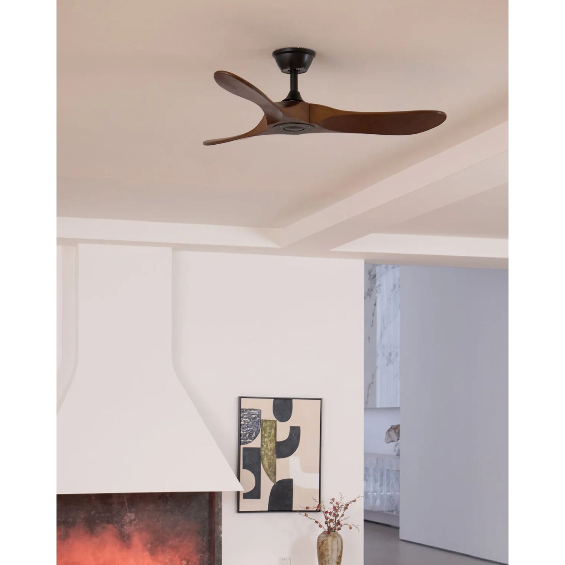 Modern 3-Blade Wooden Ceiling Fan