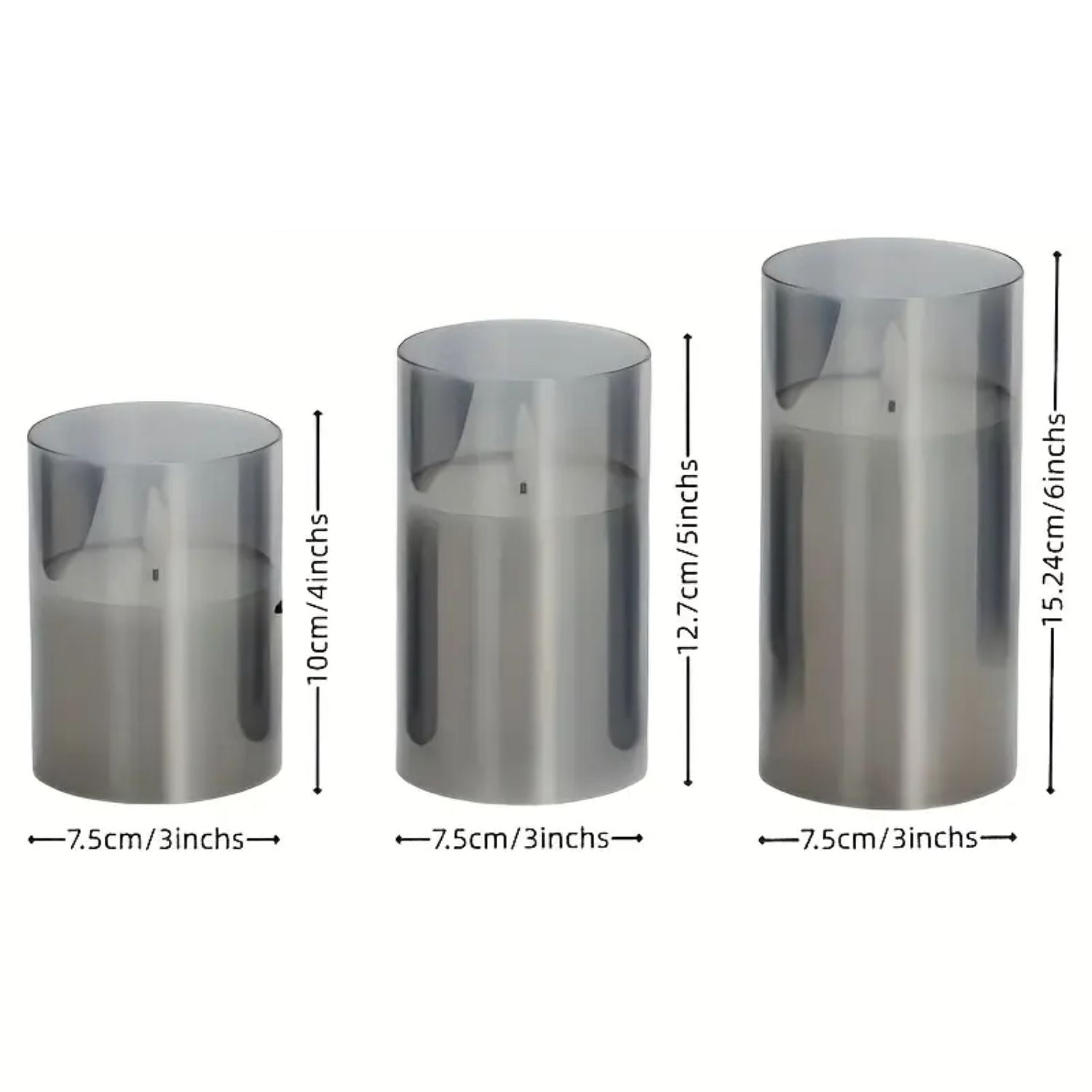 Flameless LED Wax Candles