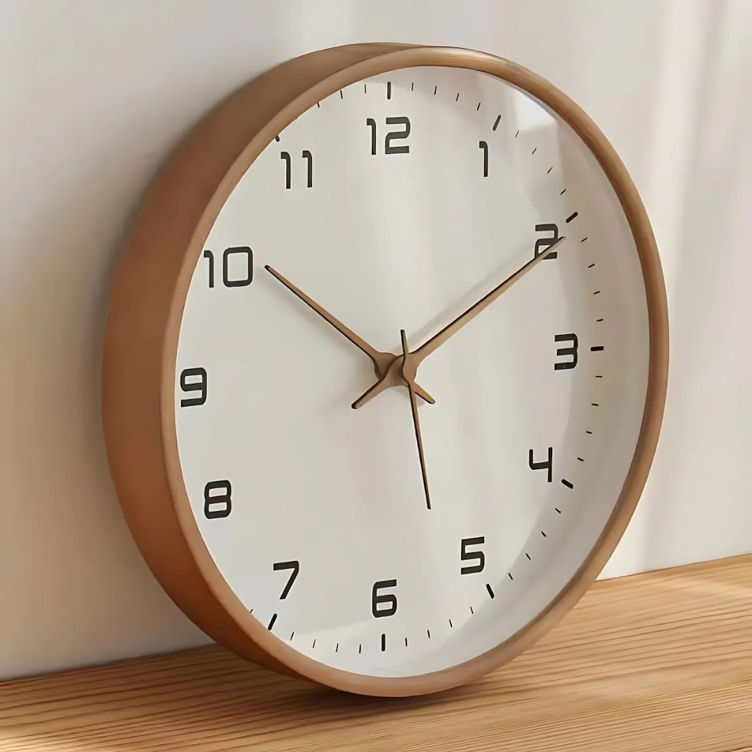 Stylish Wooden Wall Clock for Indoor Use