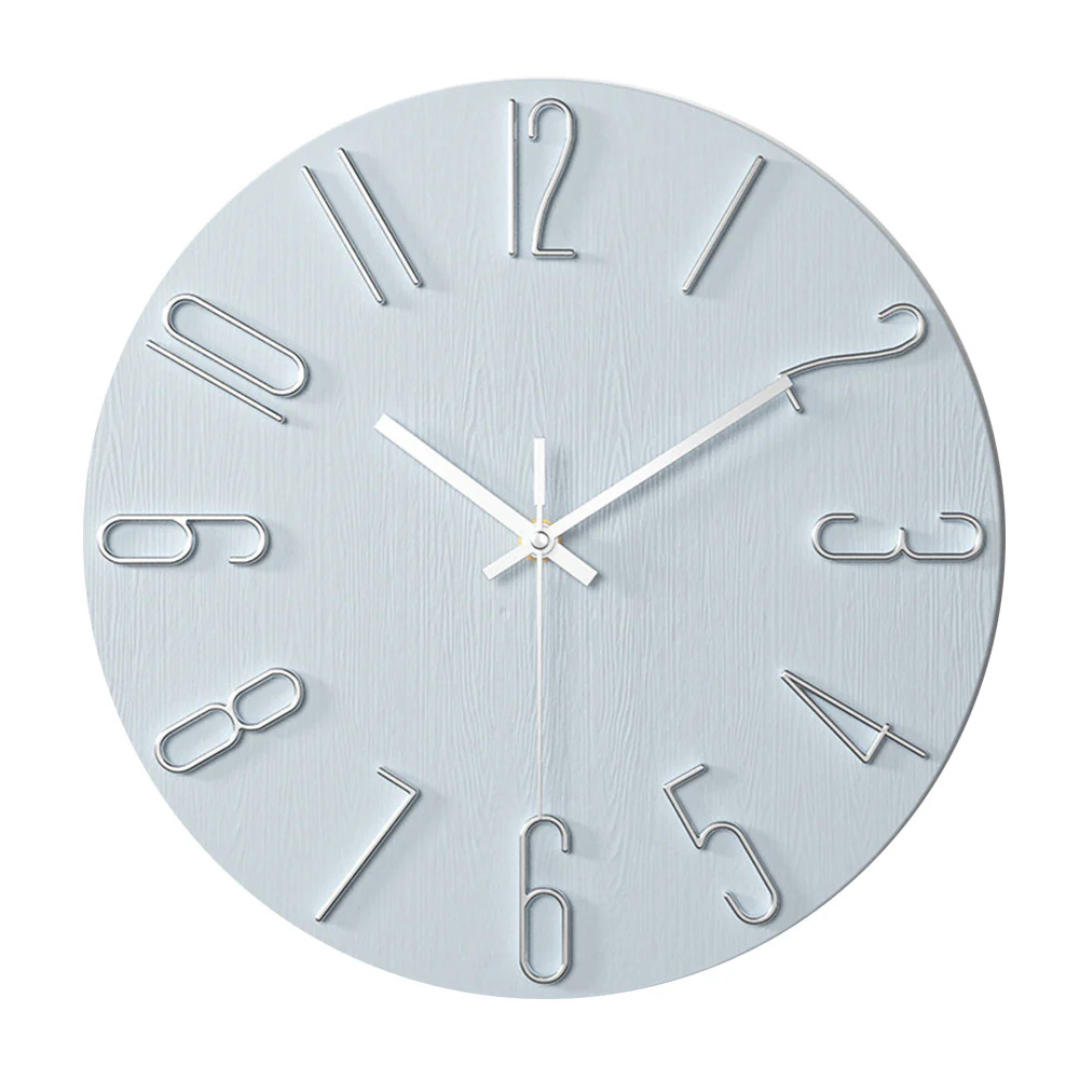 Modern Silent Wall Clock – Large Round Timepiece