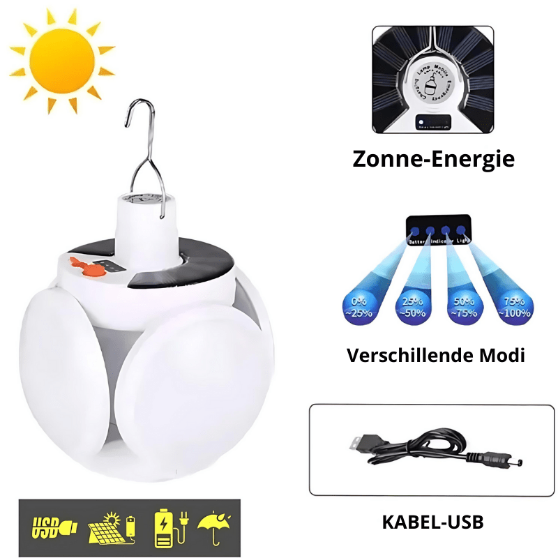 Solar-Powered Outdoor Lamp (LED)