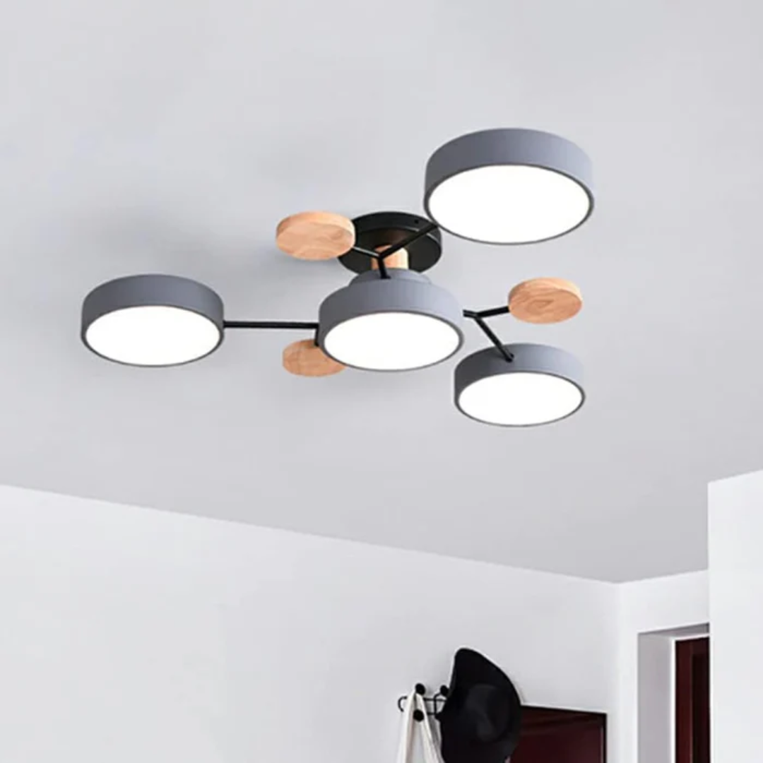 Modern Round LED Ceiling Light – Flush Mount Panel