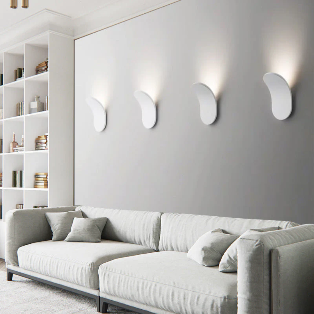 Modern Scandinavian Wall Lamp - Natural Wood and Metal Sconce