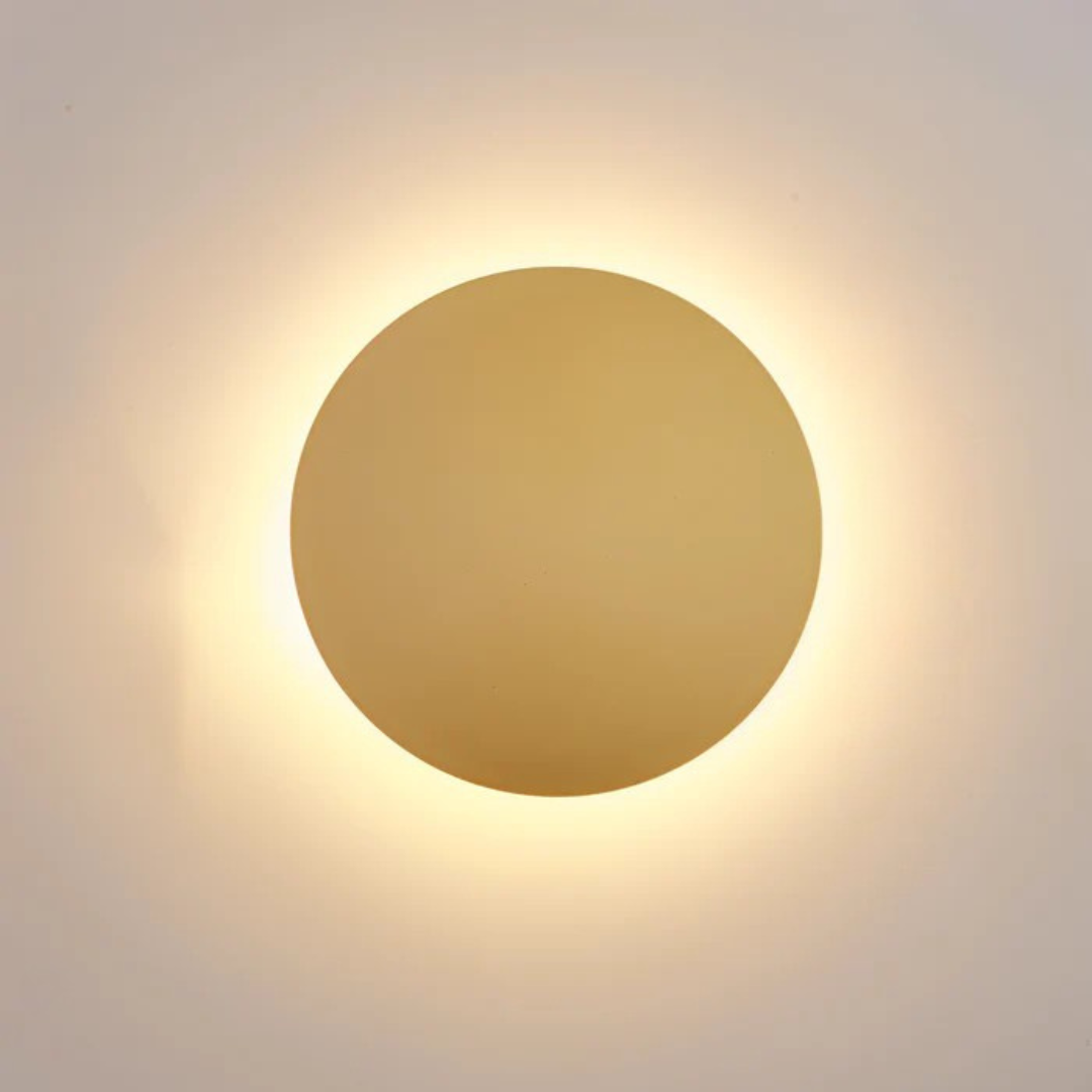 Circular LED Wall Sconce – Round Interior Wall Light