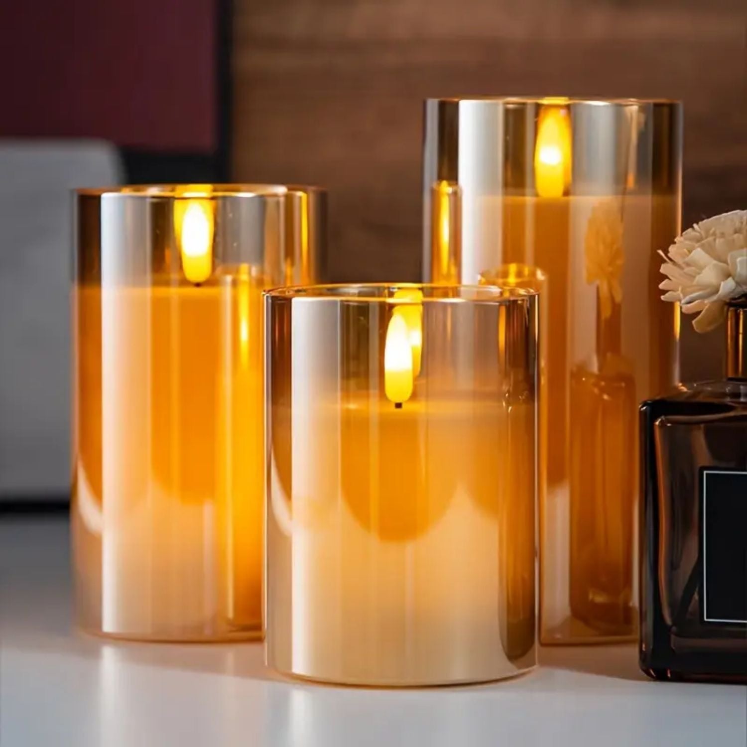 Flameless LED Wax Candles