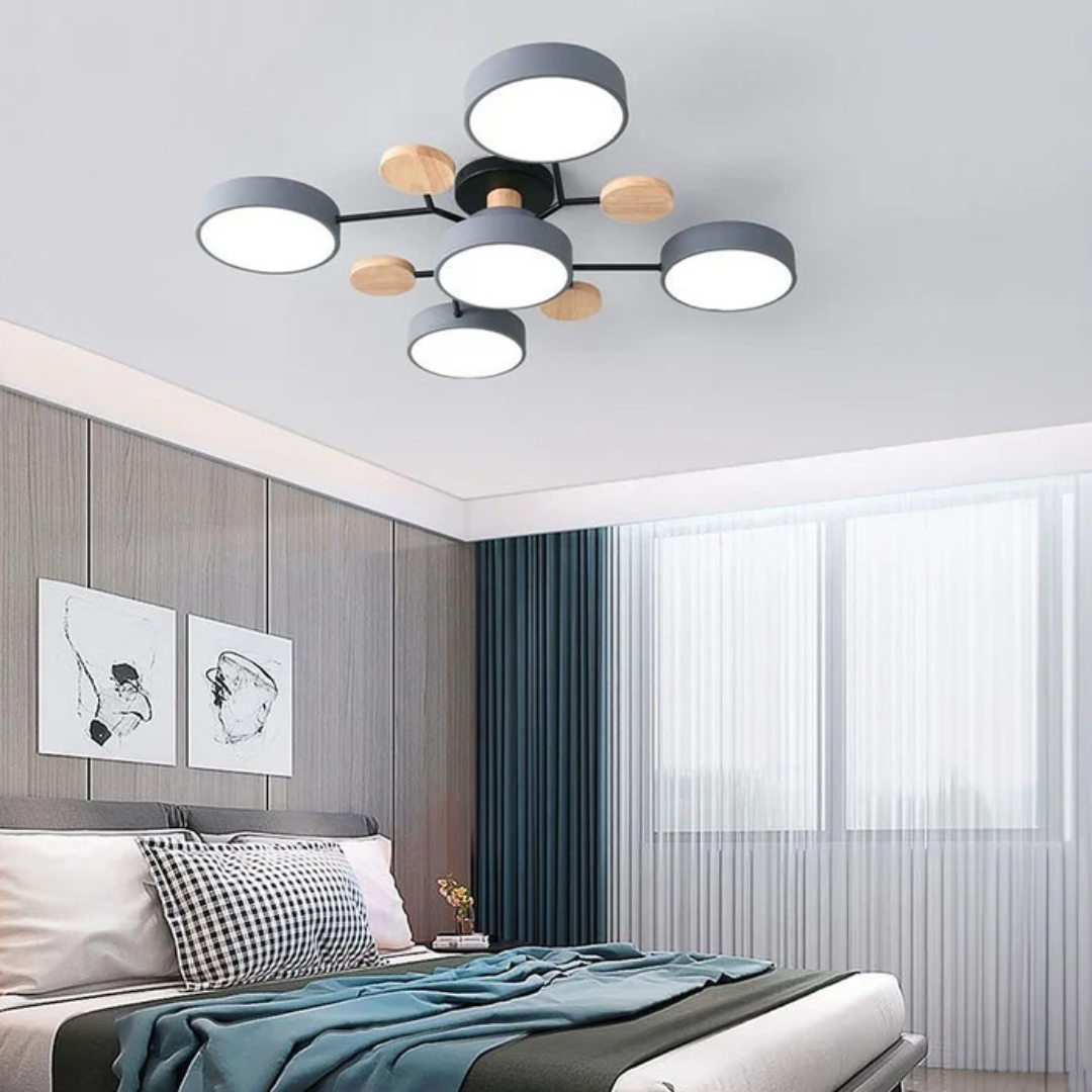 Modern Round LED Ceiling Light – Flush Mount Panel