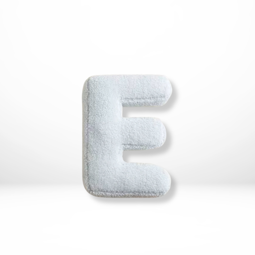 Alphabet Velvet Cushion – Letters A-Z Personalized Throw Pillow