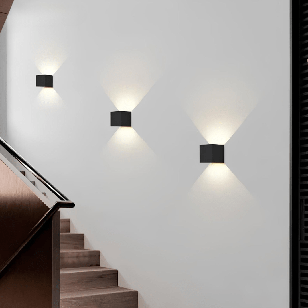 Wireless Verical Box Wall Lamp