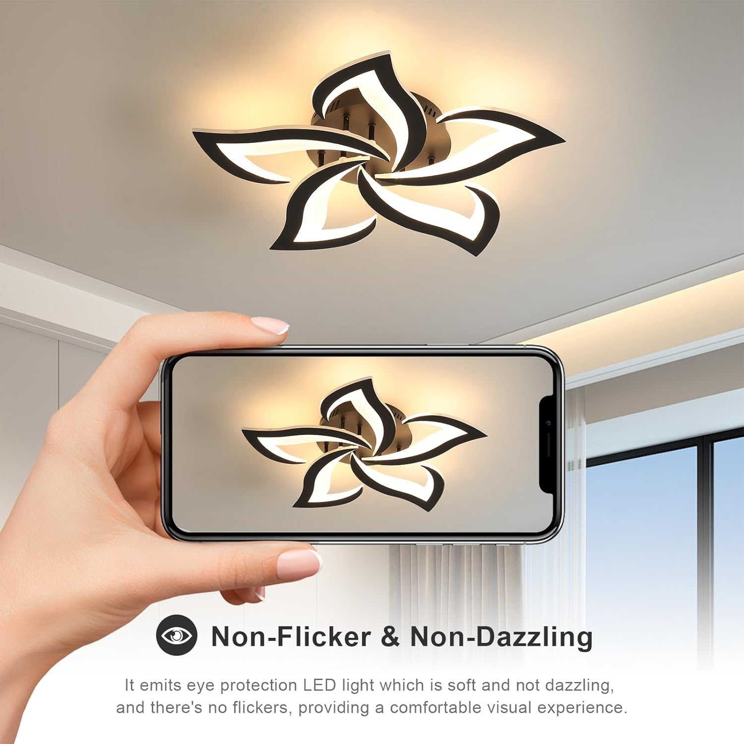 Flower Petal Ceiling Light
