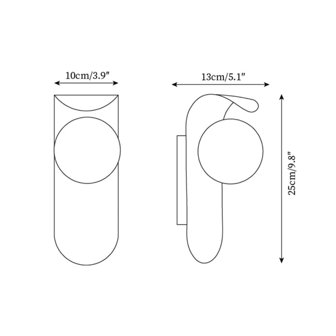Scandinavian LED Wall Lamp