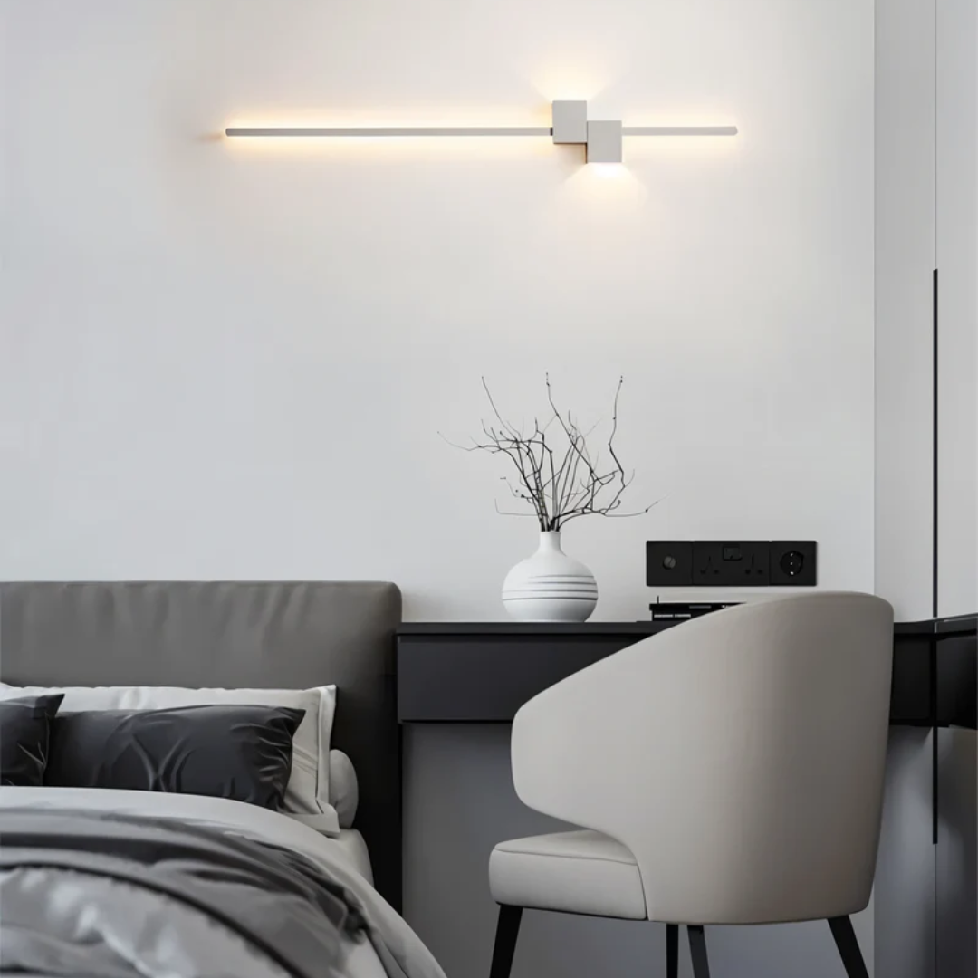 Modern LED Wall Sconce – Linear Aluminum Wall Light