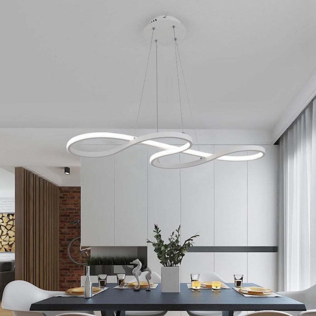Modern LED Pendant Lamp with Musical Notes