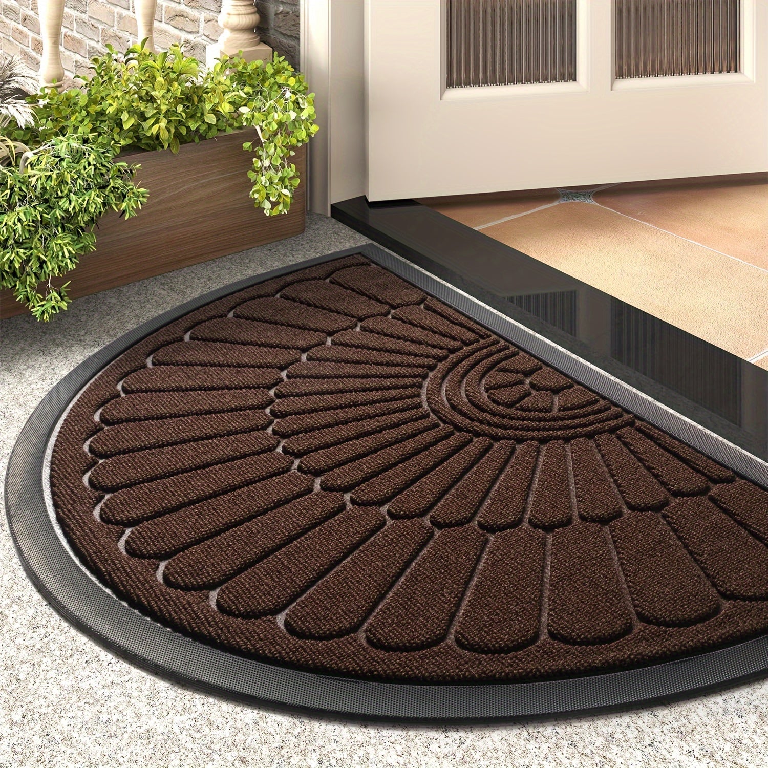 Sustainable Rubber Door Mat Non-Slip for Indoor and Outdoor