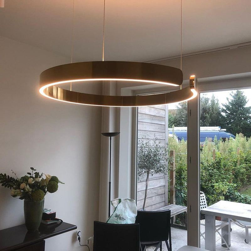 Modern Circular Pendant Light – Ring Shape Ceiling Fixture