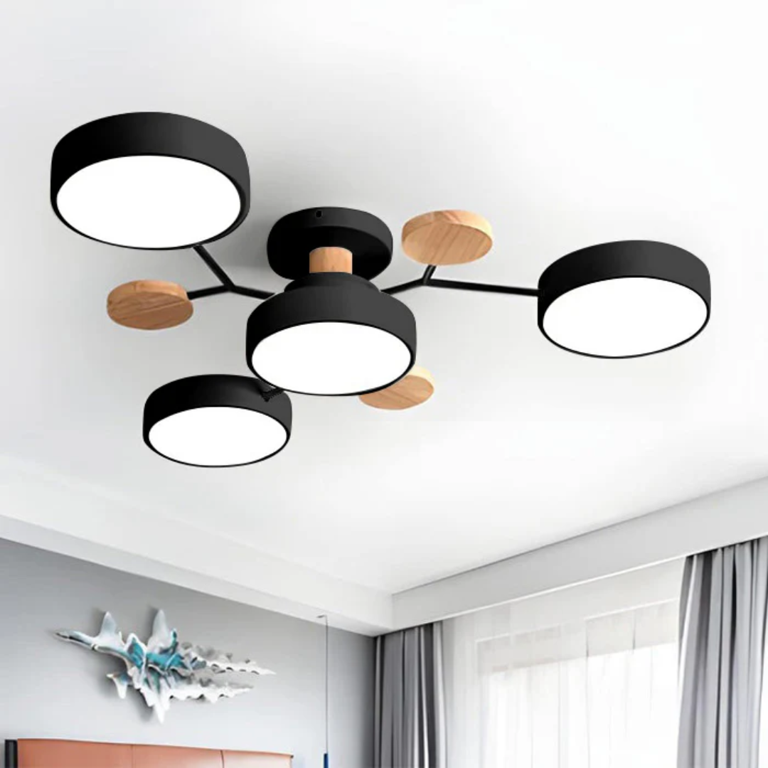 Modern Round LED Ceiling Light – Flush Mount Panel