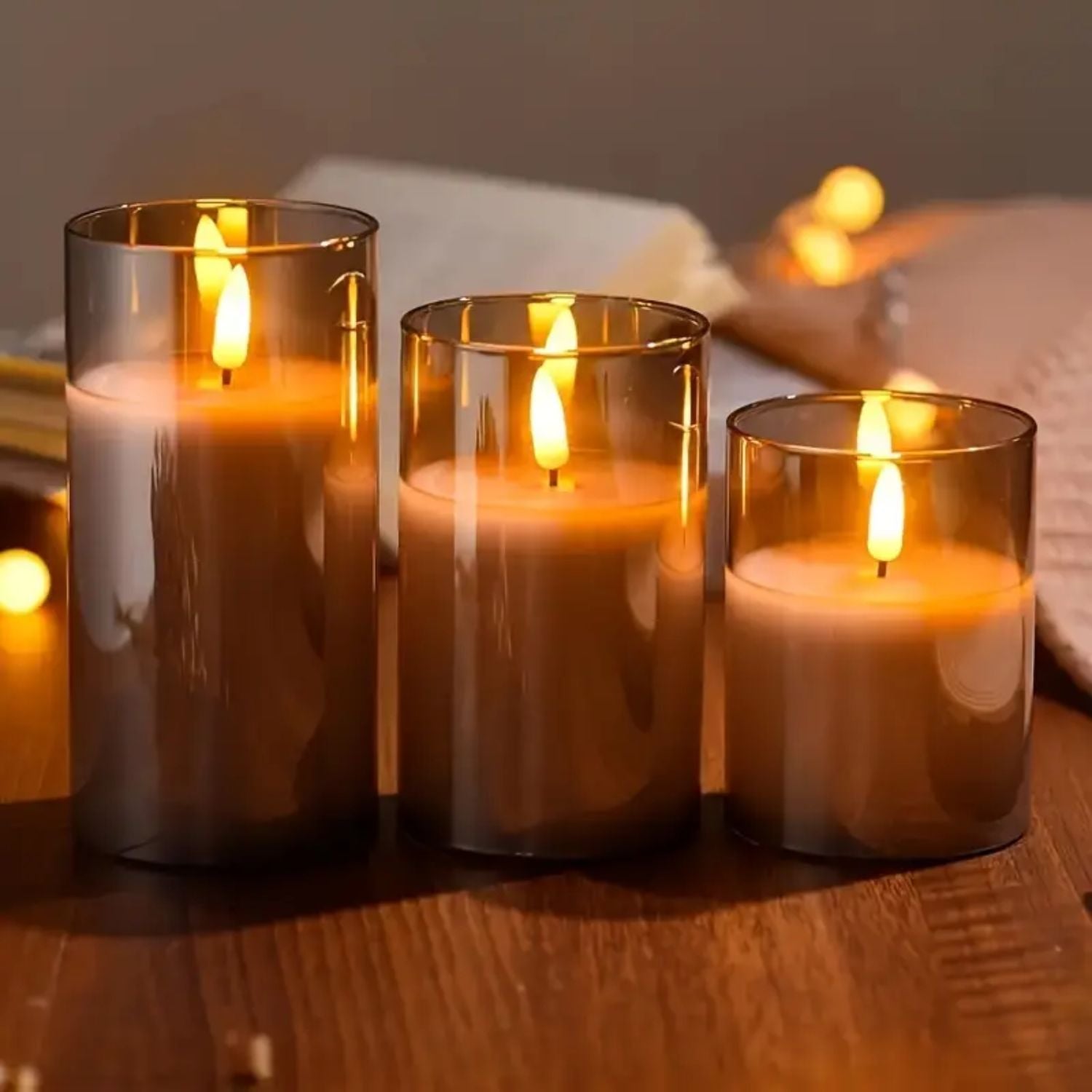 Flameless LED Wax Candles