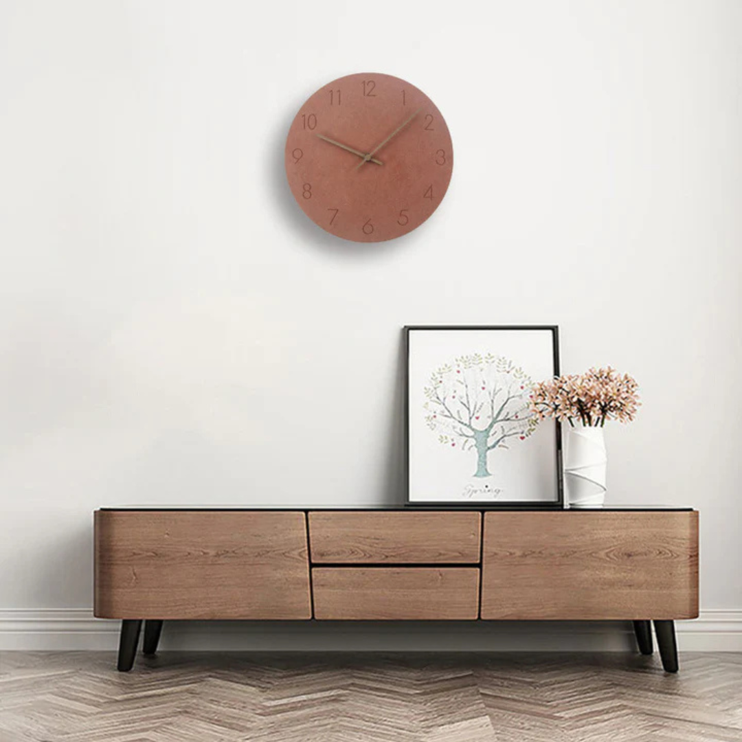 Modern Round Wall Clock – Silent Non-Ticking Timepiece