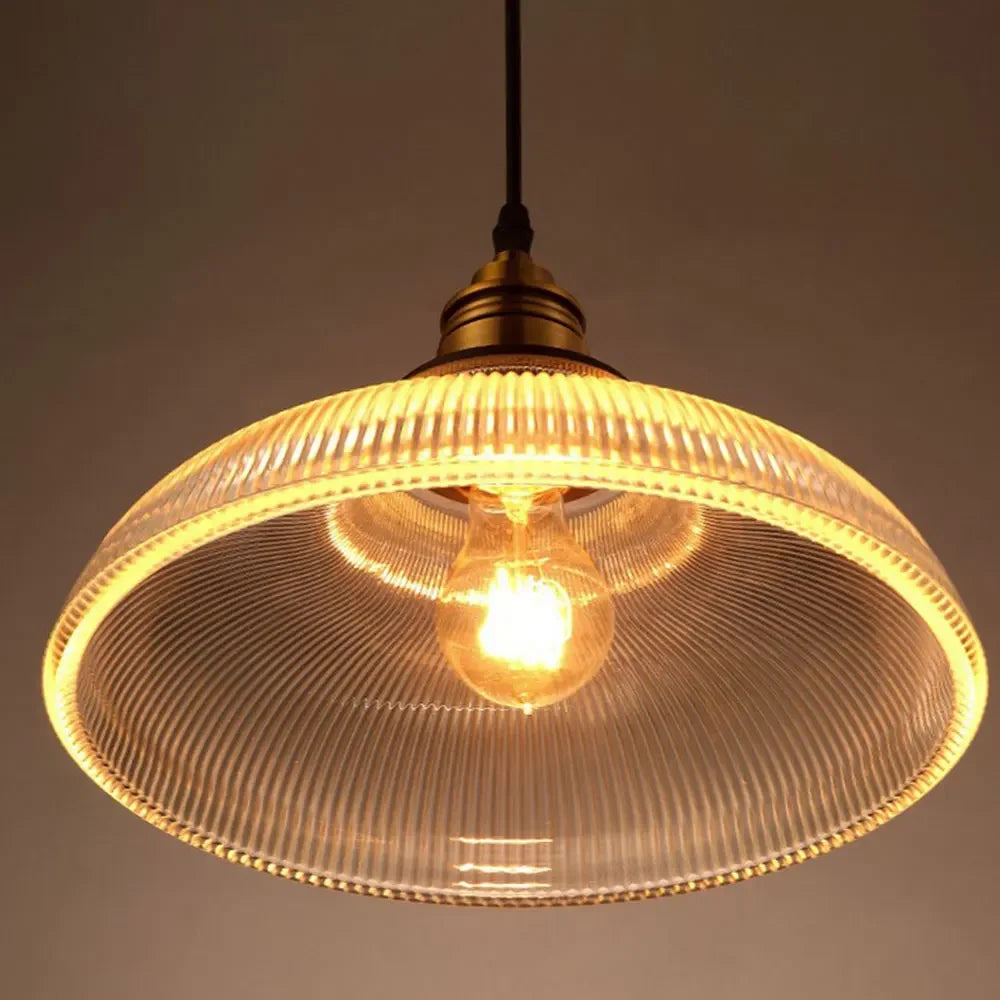 Modern Round Transparent Pendant Light – Translucent Hanging Ceiling Lamp