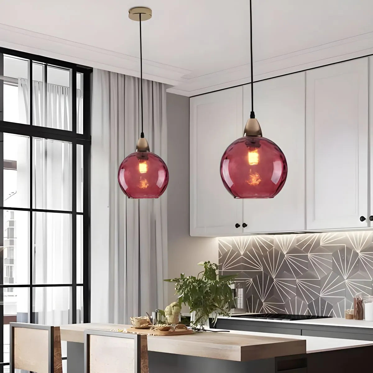 Modern Crystal Raindrop - Pendant Light