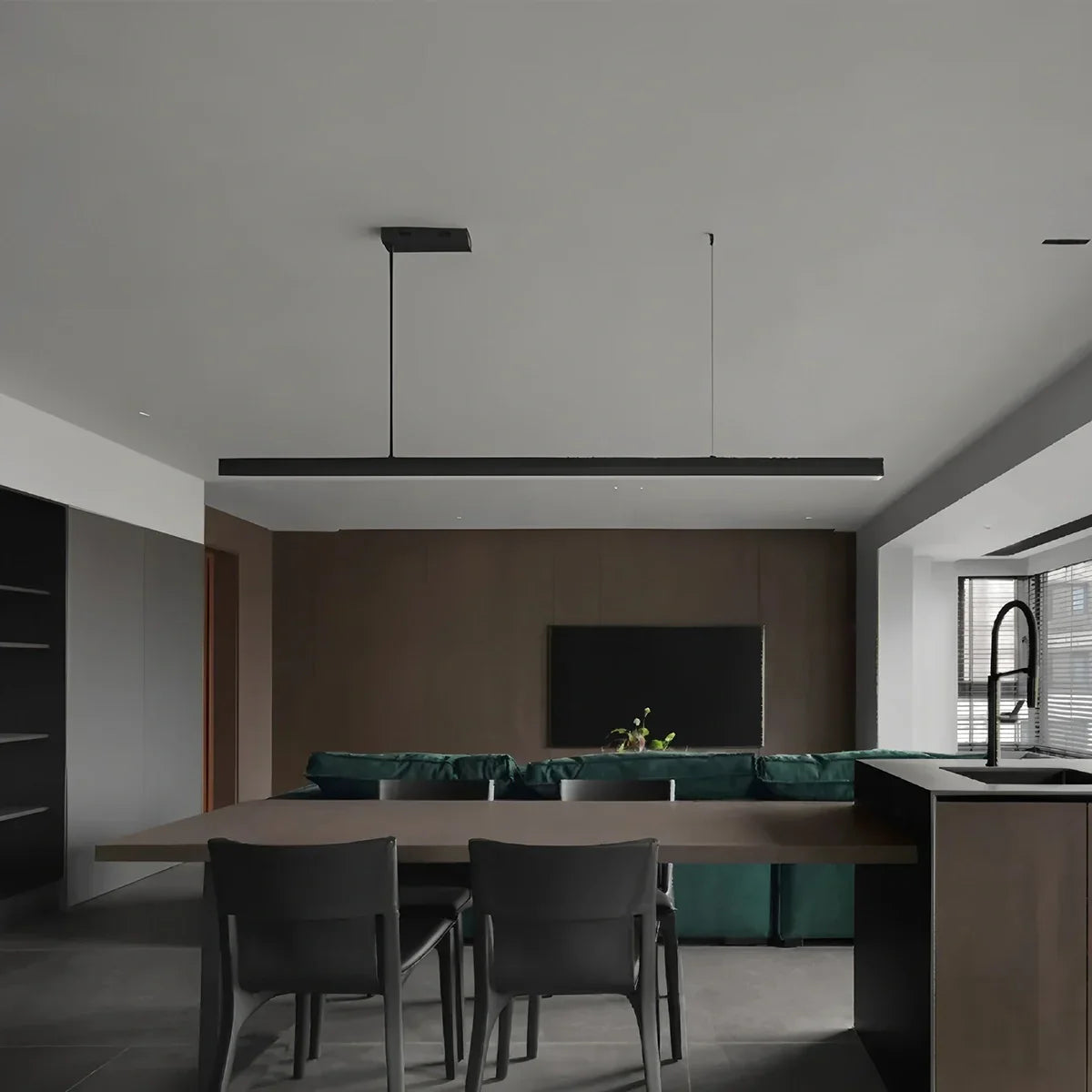 Linear Minimalistic Pendant Light