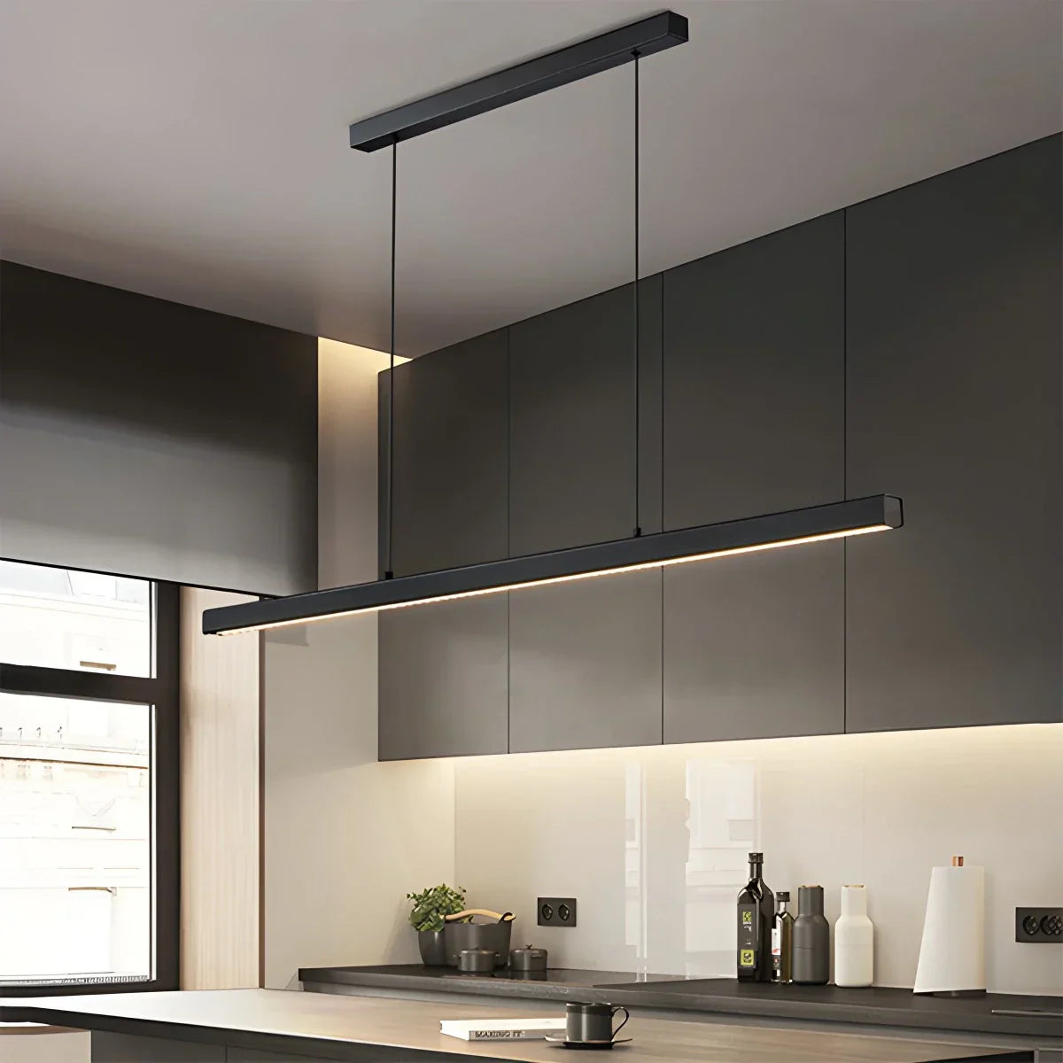 Linear Minimalistic Pendant Light