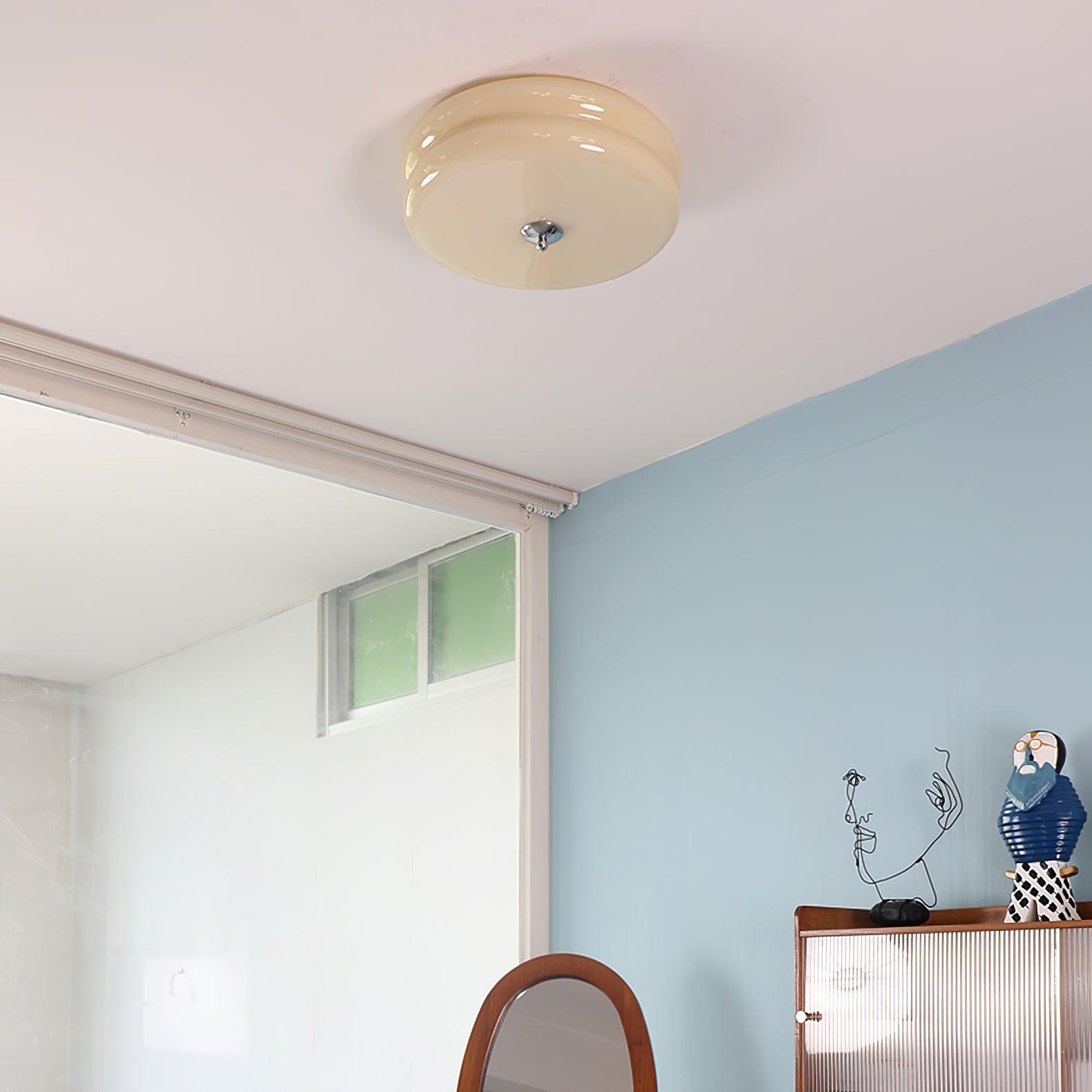Circular Flush Mount Ceiling Light – Integrated LED