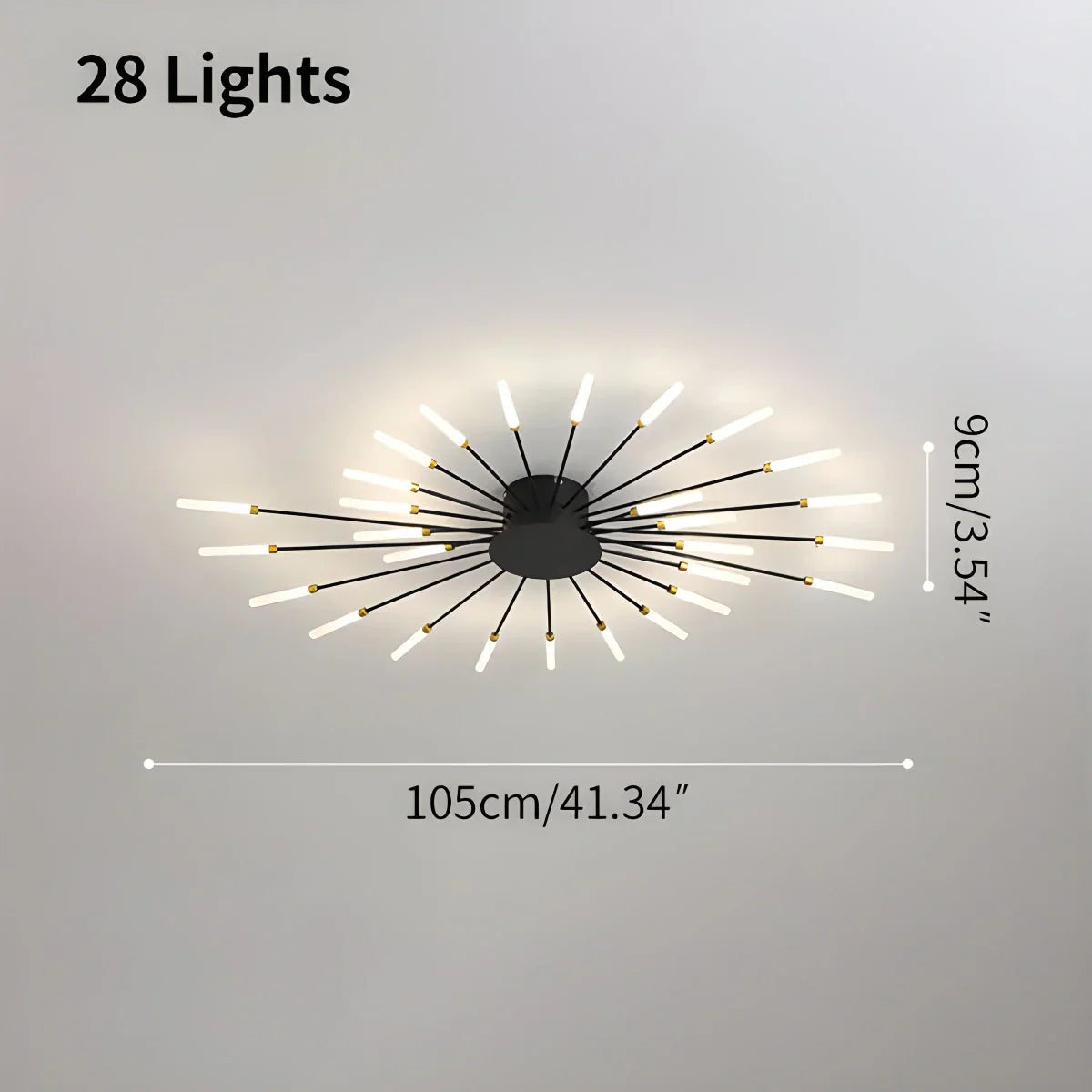 Modern LED Ceiling Lamp - Spiral Light Fixture