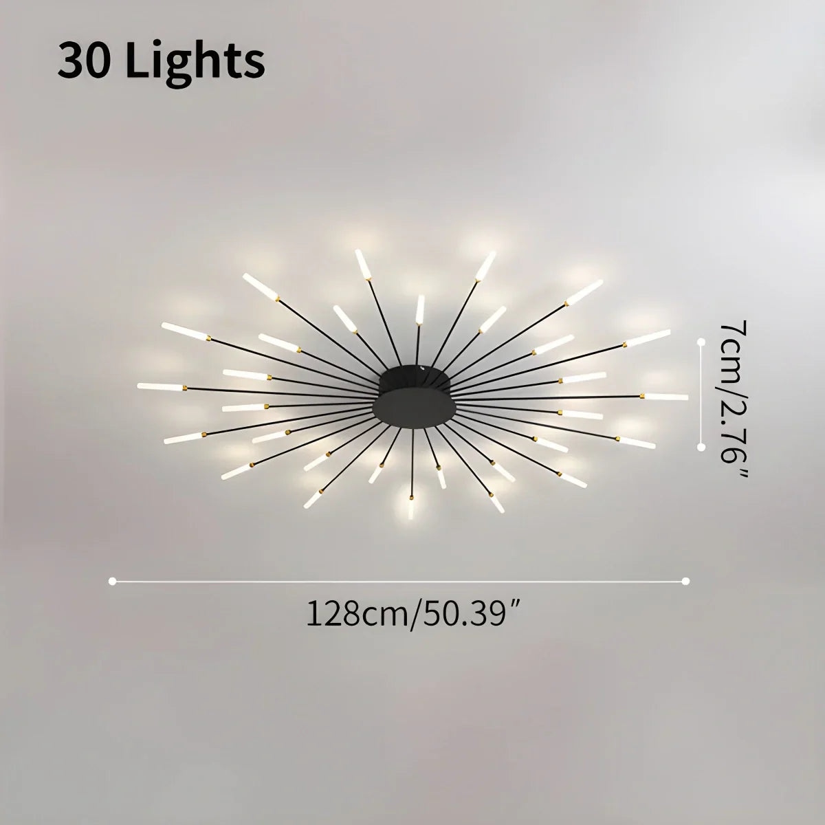 Modern LED Ceiling Lamp - Spiral Light Fixture