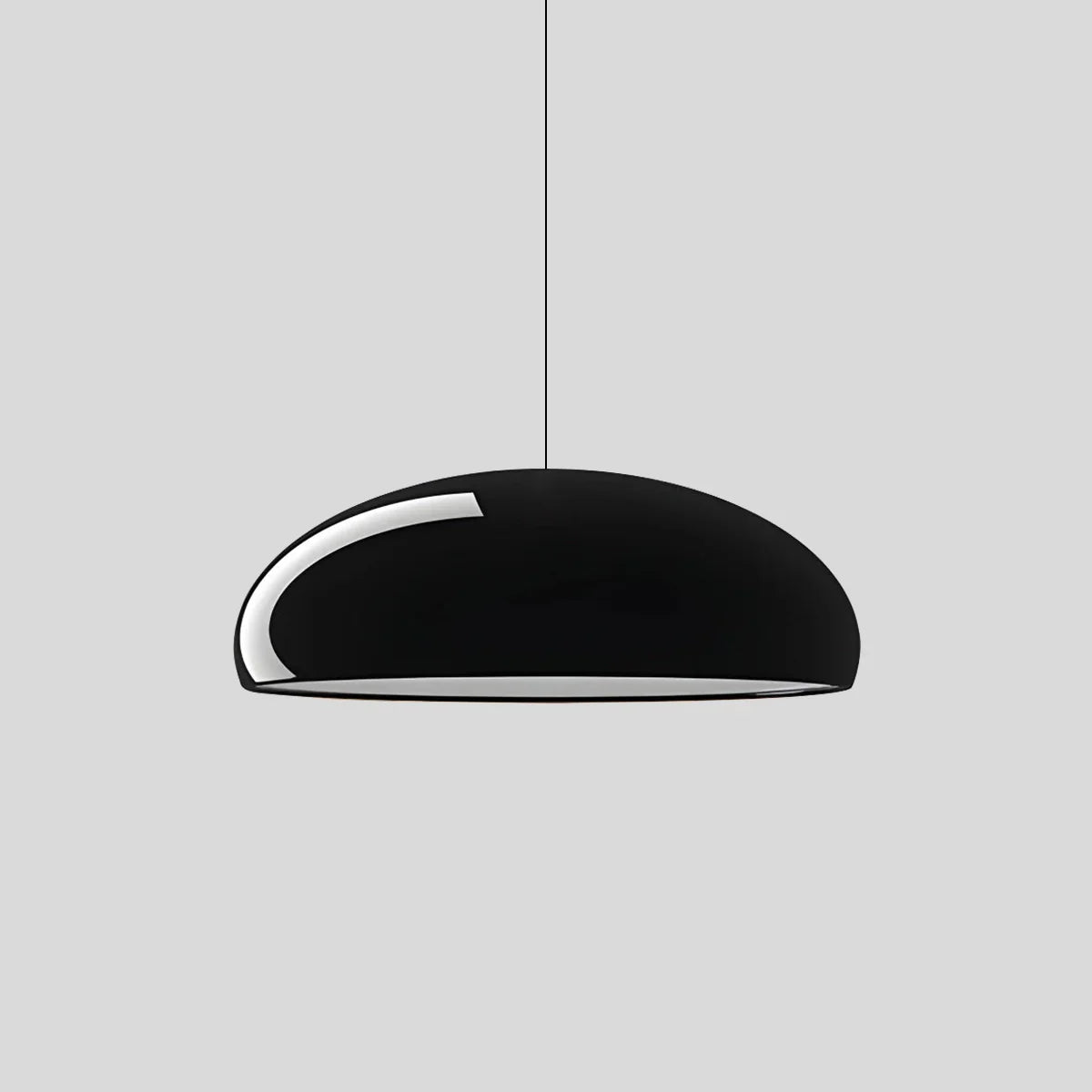 Minimalist Sleek Pendant Lamp - Contemporary Round Ceiling Light