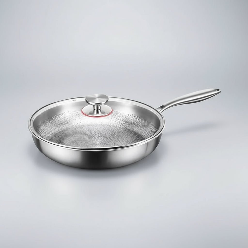 Titanium Hammered Non-Stick Frying Pan for Induction and Everyday Use