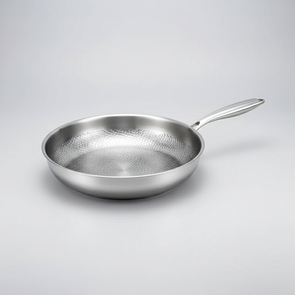 Titanium Hammered Non-Stick Frying Pan for Induction and Everyday Use