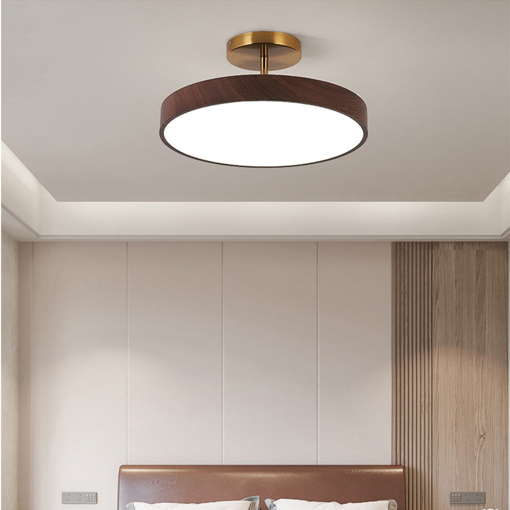 Low-Profile Circular Ceiling Light – 24W Integrated LED Luminaire