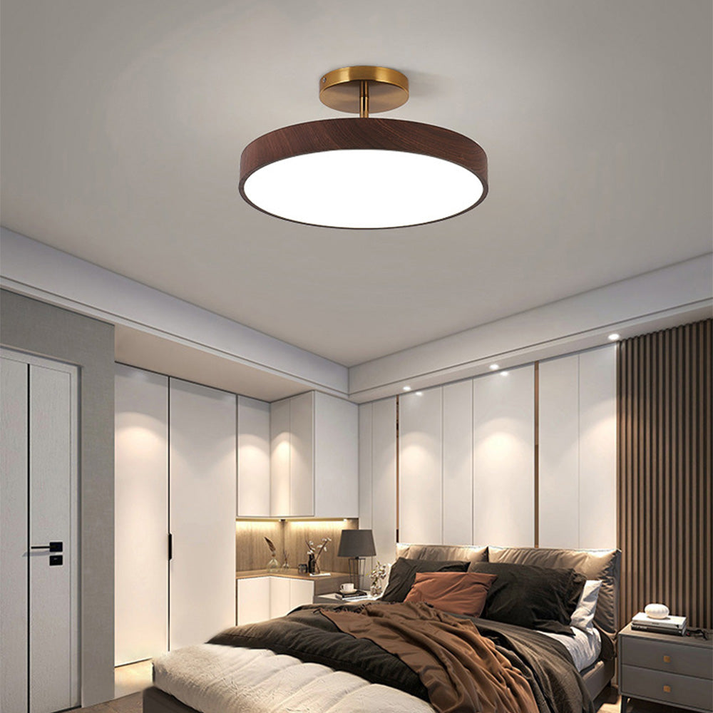 Low-Profile Circular Ceiling Light – 24W Integrated LED Luminaire