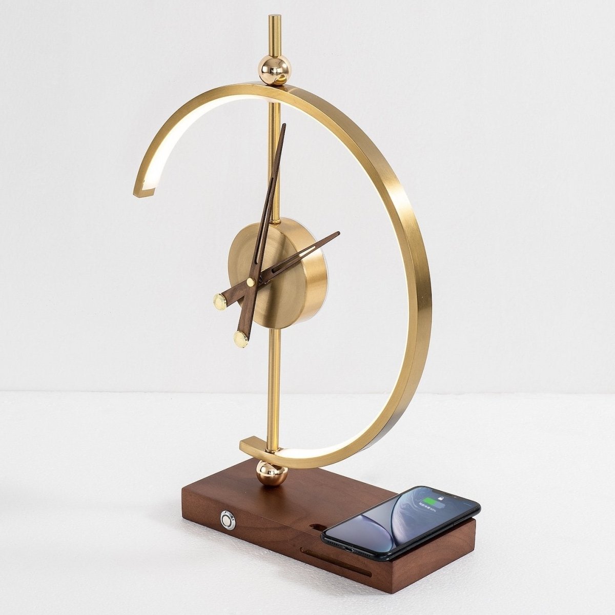 Circle Lamp Clock and Charger