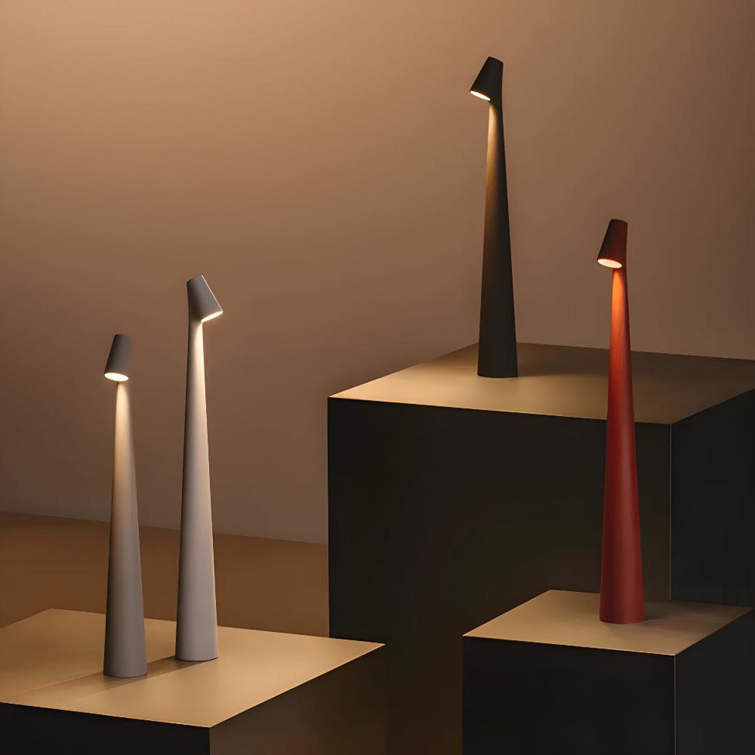 Modern Wireless LED Table Lamp with Dimming