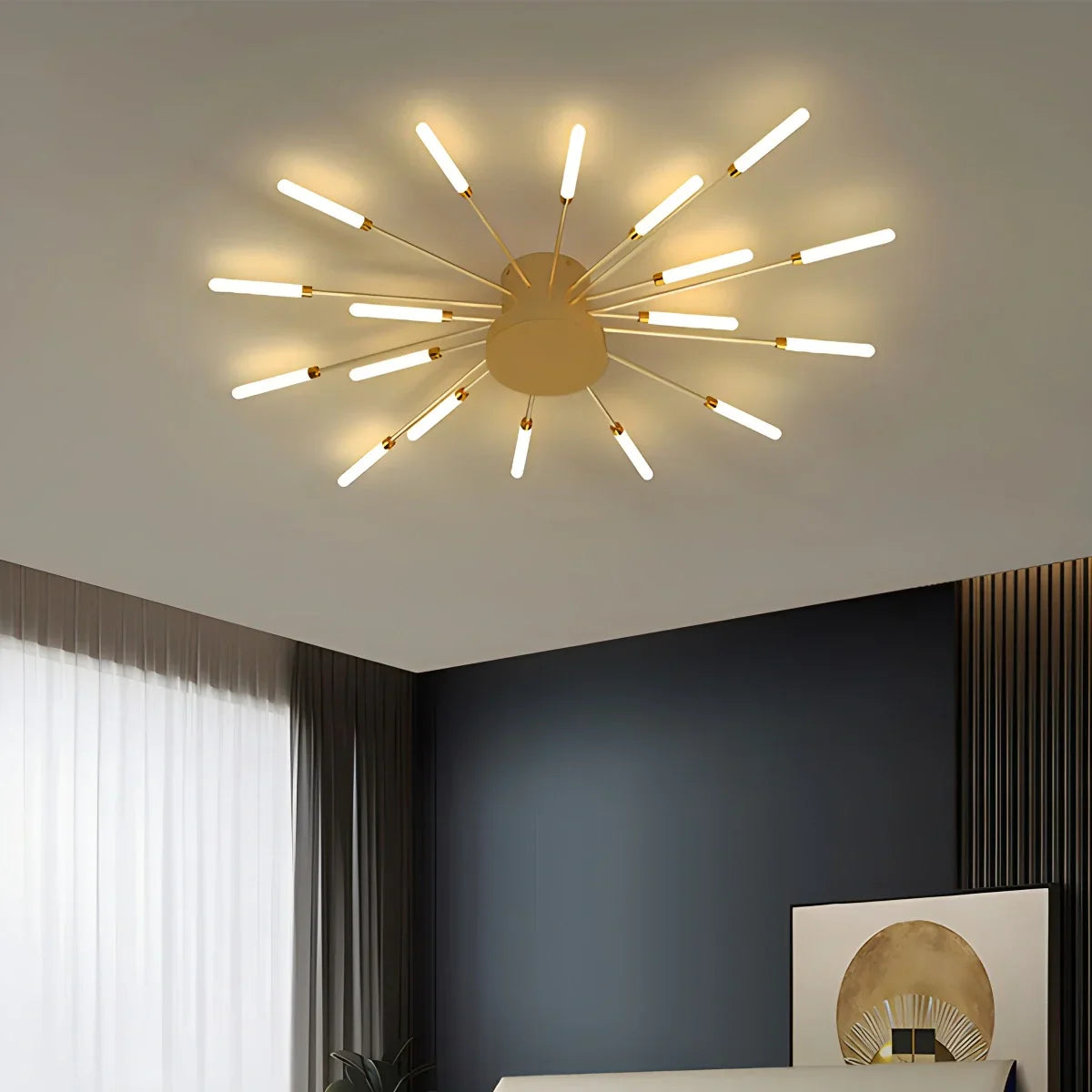 Modern LED Ceiling Lamp - Spiral Light Fixture