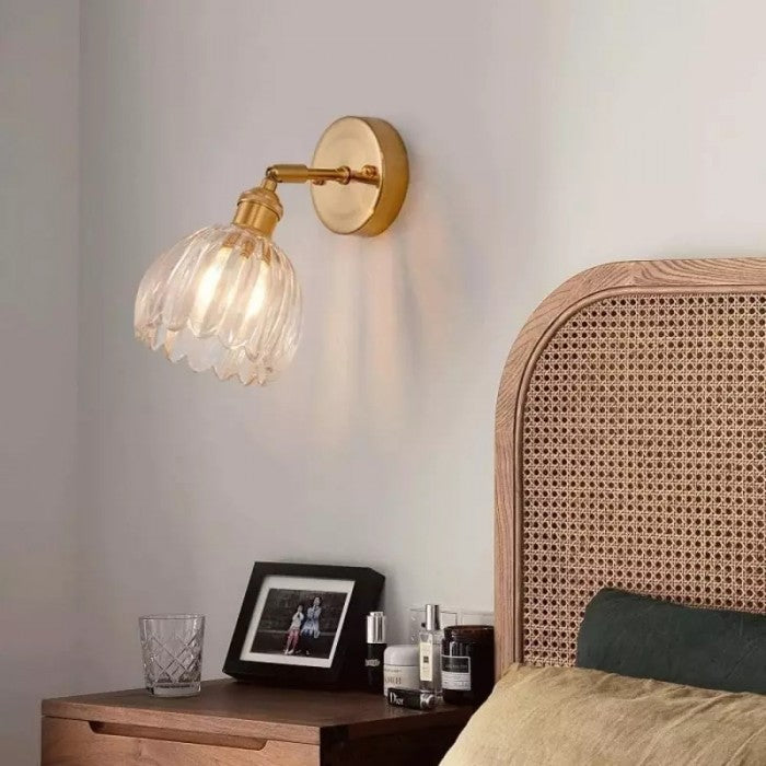 Round Glass Wall Light