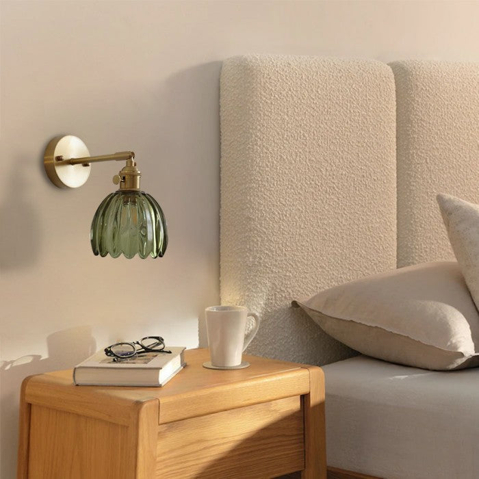 Round Glass Wall Light