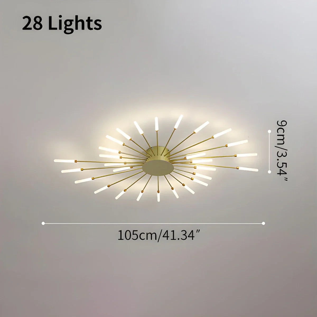Modern LED Ceiling Lamp - Spiral Light Fixture